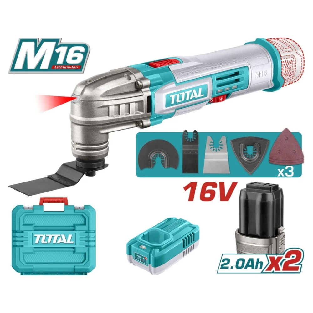 Máy cắt gọc đa năng pin 16V Total TMLI16222 1 Máy cắt gọc đa năng pin 16V Total TMLI16222