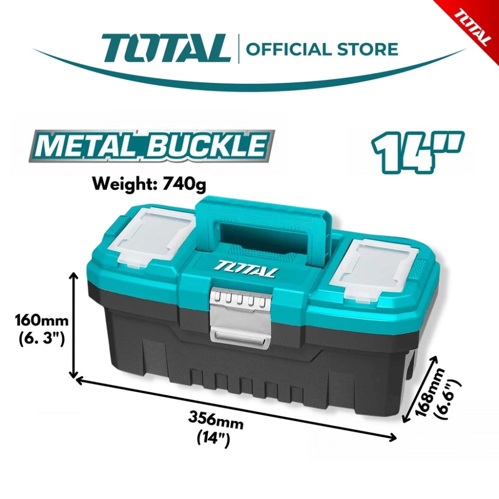Hộp nhựa đựng công cụ 14 inch Total TPBX0142 2 TPBX0142-2