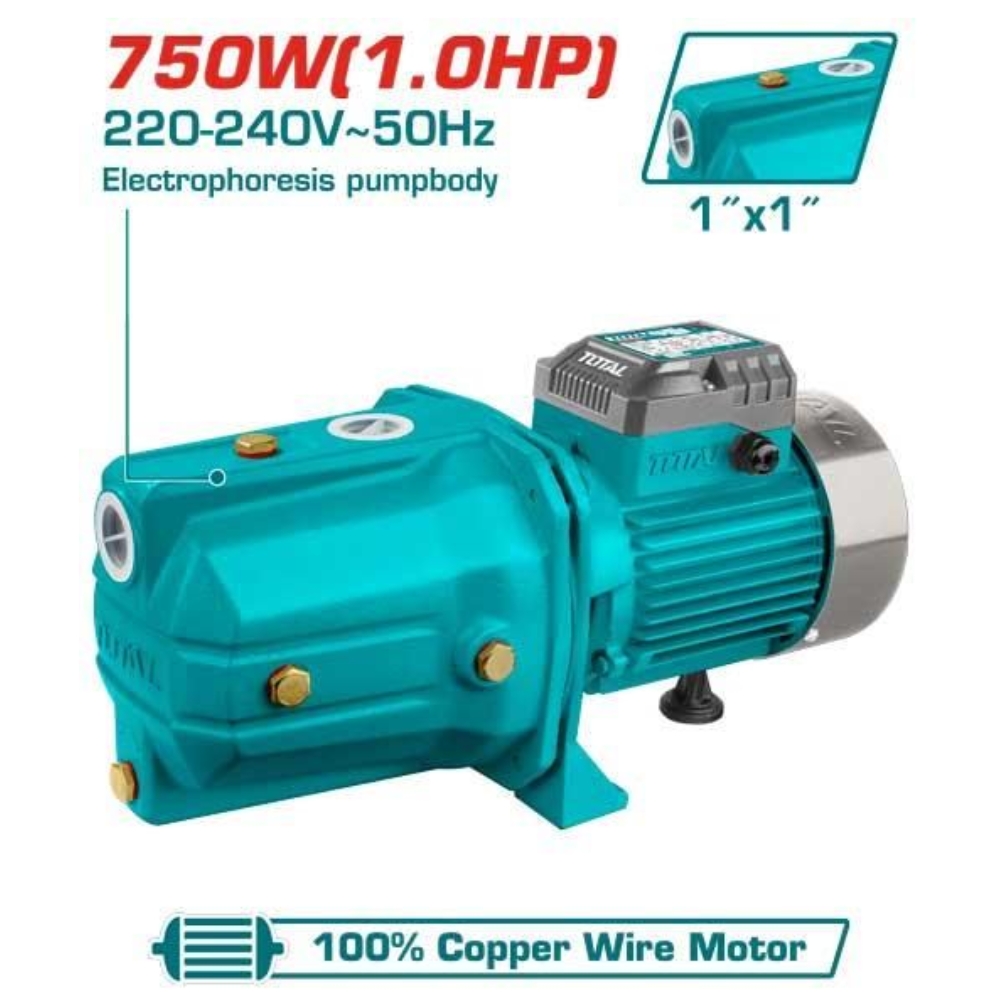 Máy bơm nước 750W Total TWP37506 1 Máy bơm nước 750W Total TWP37506