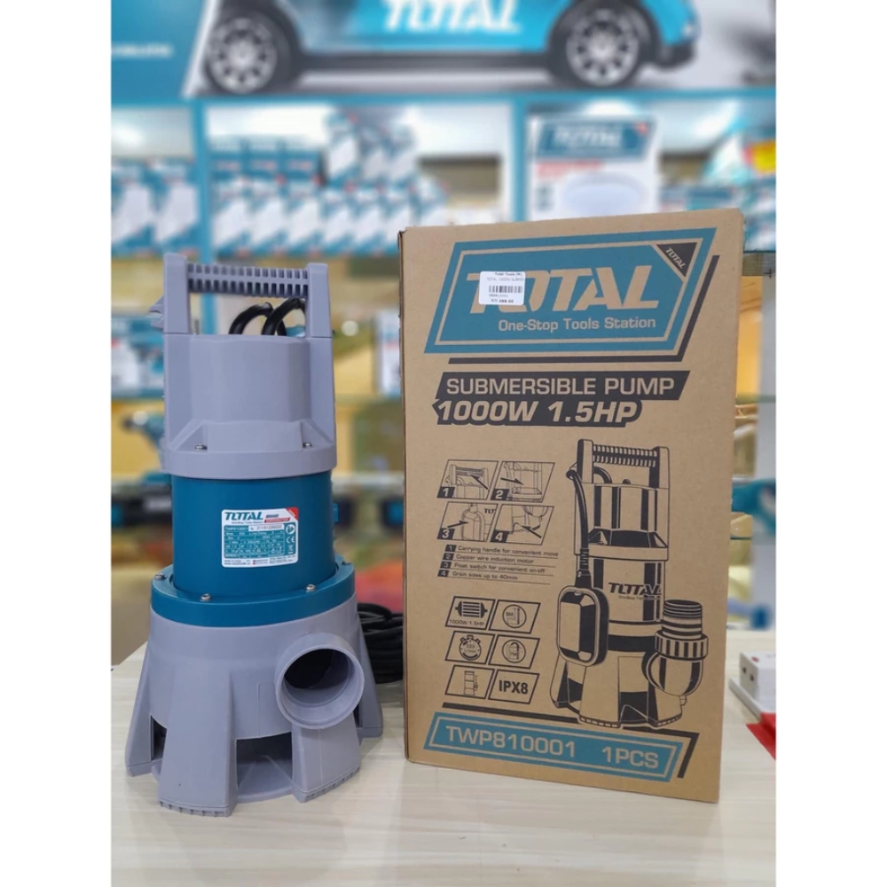 Máy bơm chìm nước thải 1000W Total TWP810001 12 TWP810001-8