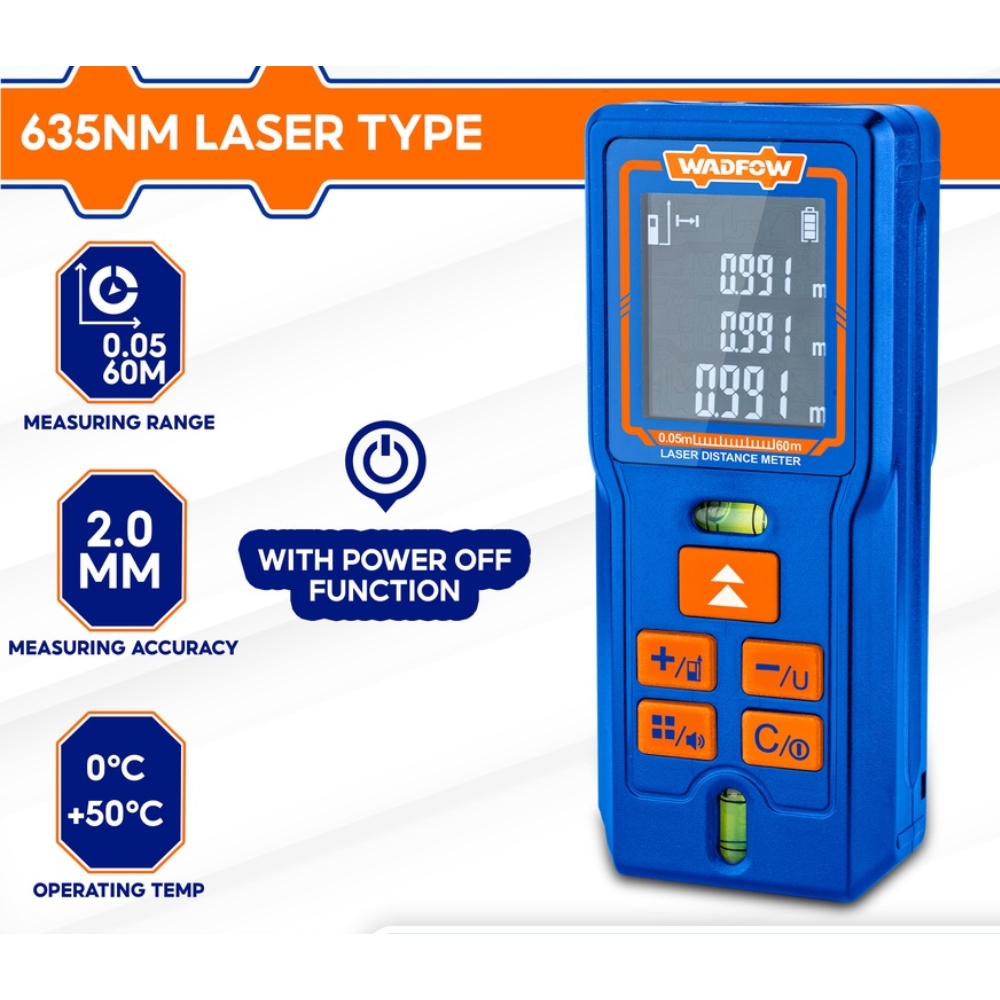 Máy đo khoảng cách tia laser 0.05-80m Wadfow WDL1508 1 Máy đo khoảng cách tia lade 0.05-80m Wadfow WDL1508