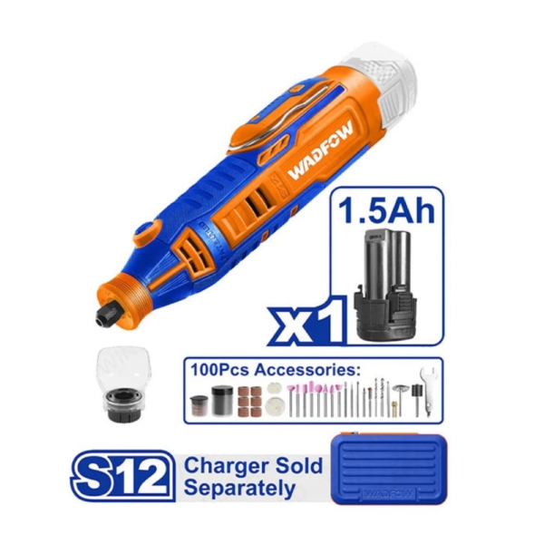 Máy mài khuôn mẫu dùng pin 12V Wadfow WRY1M121 (không kèm pin sạc)