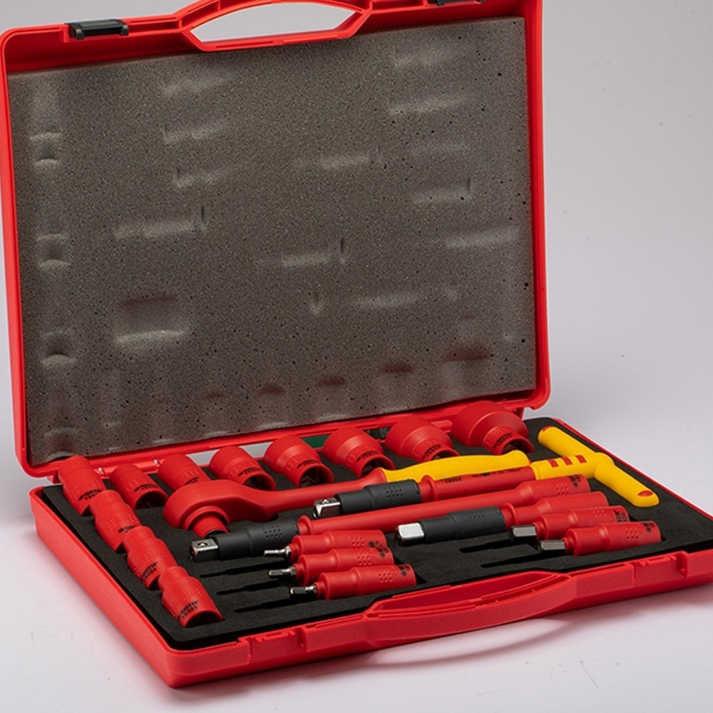 Bộ đầu tuýp cách điện 1000V 20 chi tiết Sata 09267 7 09267-2