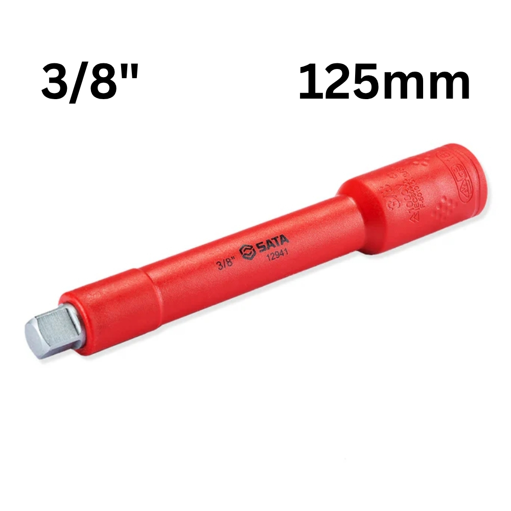 Thanh nối dài cách điện 1000V Sata 12941 3/8" 125mm 1 Thanh nối dài cách điện 1000V Sata 12941 3/8" 125mm