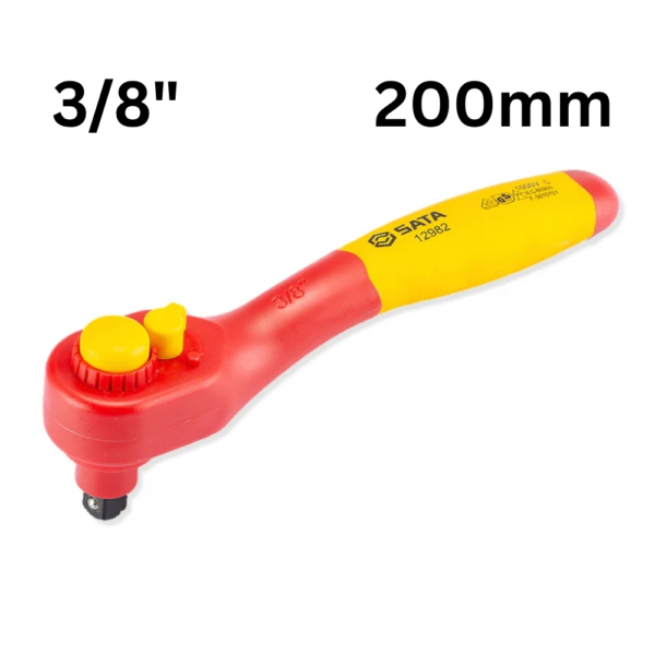 Cần siết bu lông 2 chiều cách điện 1000V Sata 12982 3/8" 200mm