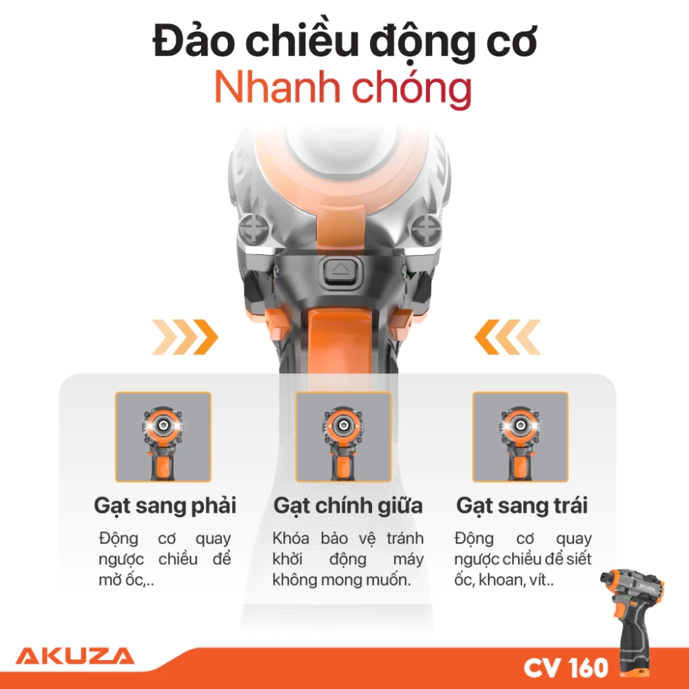 Máy vặn vít pin Akuza CV160 (kèm 3 pin 16.8V) 4 akuza-cv160-4