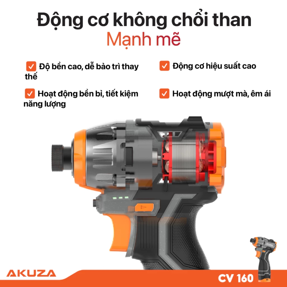Máy vặn vít pin Akuza CV160 (kèm 3 pin 16.8V) 6 akuza-cv160-6