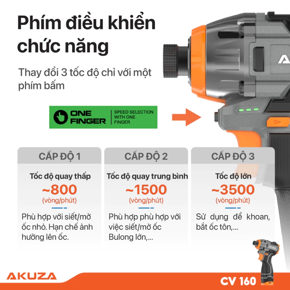Máy vặn vít pin Akuza CV160 (kèm 3 pin 16.8V) 8 akuza-cv160-8