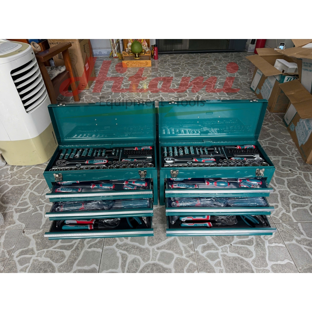 Bộ đồ nghề 132 chi tiết Total THPTCS71321 (Hộp sắt) 8 Bo-do-nghe-132-chi-tiet-Total-THPTCS71321-Hop-sat-2