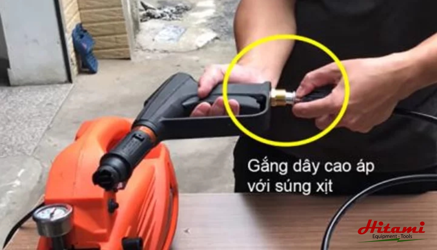 Cách lắp máy rửa xe