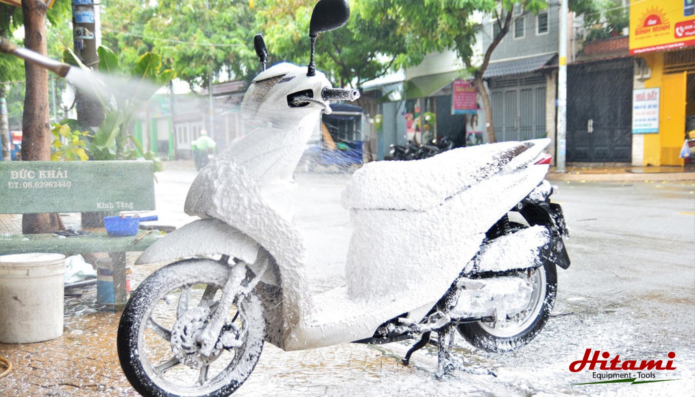 Lưu ý khi rửa xe máy