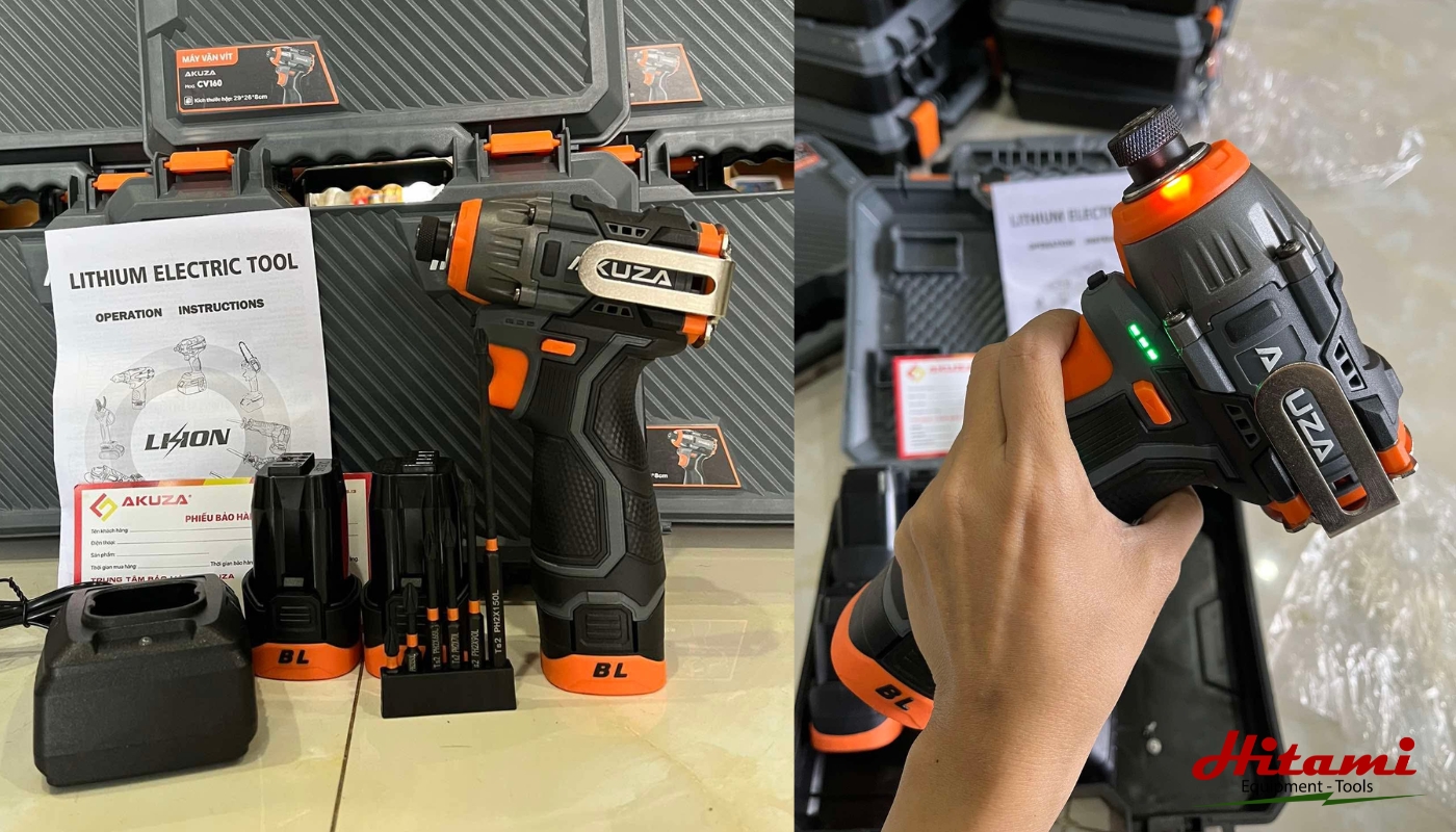 Máy vặn vít pin Akuza CV160 (kèm 3 pin 16.8V) 18 Hình ảnh thực tế máy vặt vít pin Akuza CV160