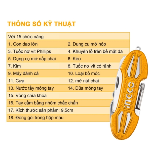 Các công cụ và chức năng có ở