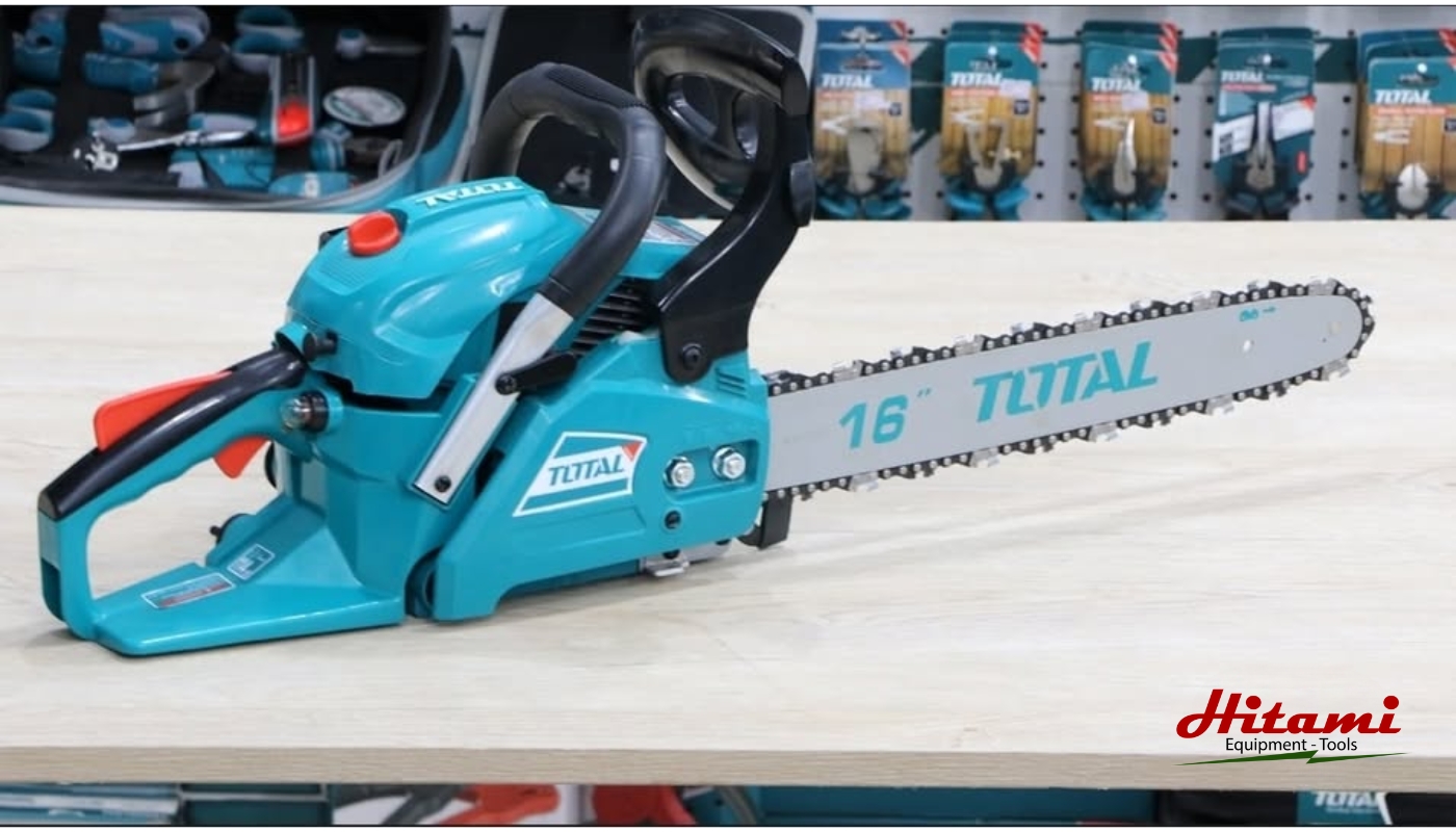 Máy cưa xích chạy xăng 1.4kW 2HP Total TG5411611 12 Giới thiệu máy cưa xích xăng 1.4kW 2HP Total TG5411611