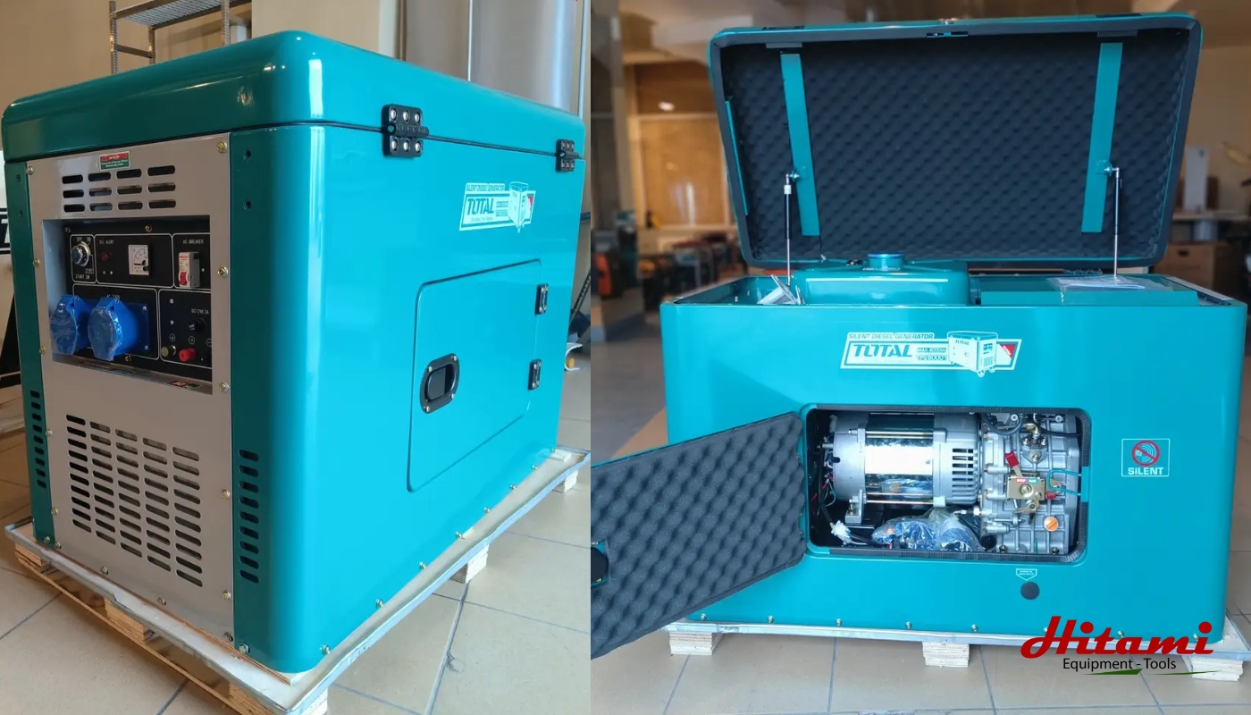 Ứng dụng của sản phẩm máy phát điện chạy dầu diesel 8KW Total TP280001