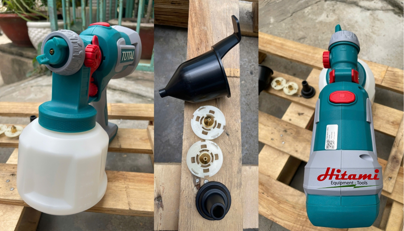 Máy phun sơn dùng pin không chổi than Total TSGLI20042 13 Điểm nổi bật của máy phun sơn dùng pin không chổi than Total TSGLI20042