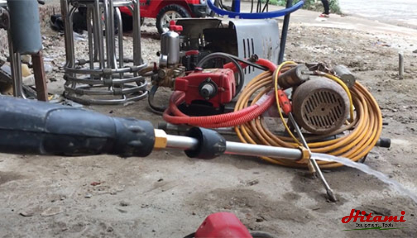 Máy rửa xe không lên nước