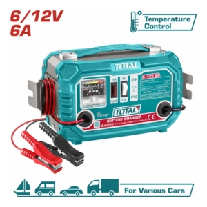 Máy sạc bình ắc qui 6V 12V Total TBC1501