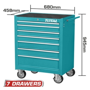 Tủ đựng đồ nghề 7 ngăn có bánh xe kéo Total THRC02071P