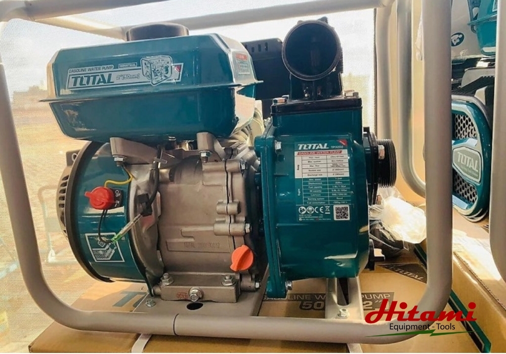 Hình ành máy bơm nước dùng xăng 7.5HP Total TP3201H