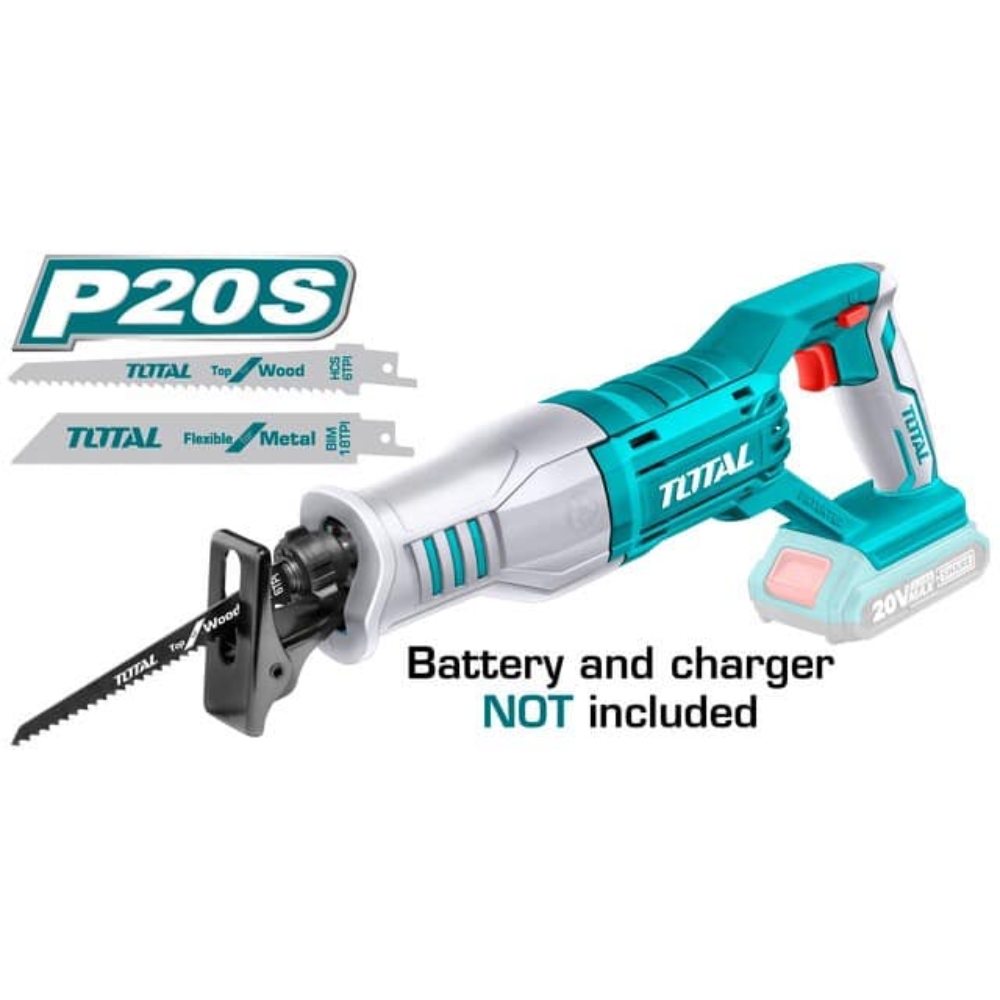 Máy cưa kiếm dùng pin 20V Total TRSLI1151 1 Máy cưa kiếm dùng pin 20V Total TRSLI1151