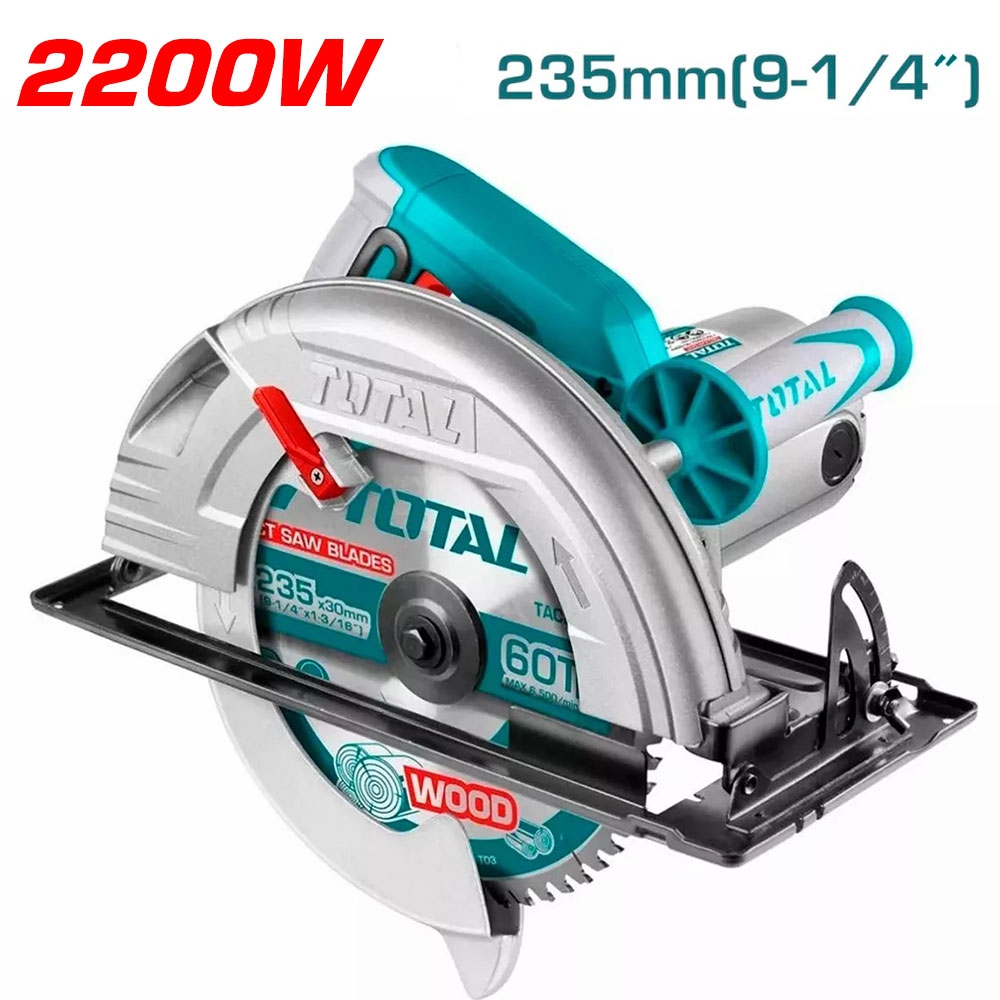 Máy cưa đĩa tròn 2200W Total TS122235622 1 Máy cưa đĩa tròn 2200W Total TS122235622