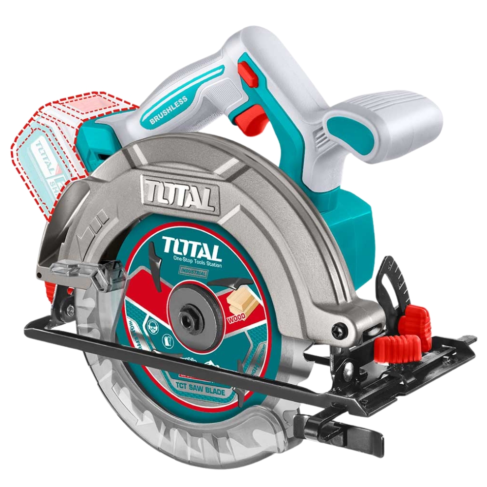 Máy cưa đĩa tròn dùng pin 20V Total TSLI16521 (không chổi than) 2 TSLI16521-2