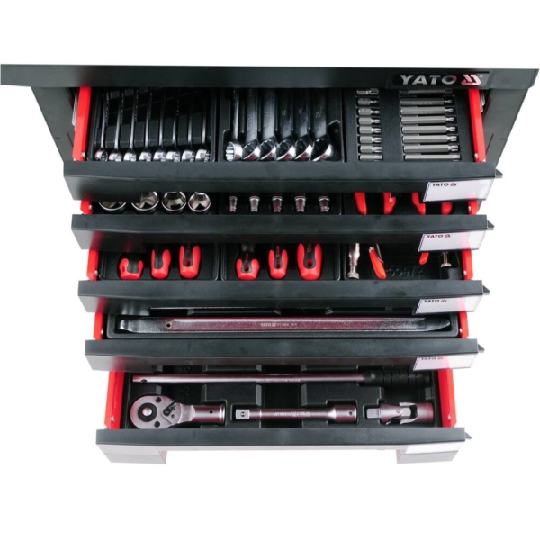 Mua tủ đồ nghề chuyên LỐP XE 165 chi tiết Yato YT-55293 chính hãng, giá tốt tại Hitami