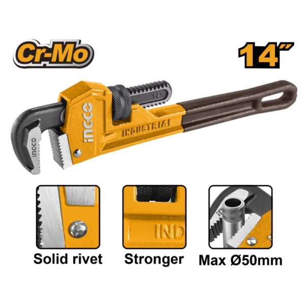 Mỏ lết răng 14 inch Ingco HPW0814