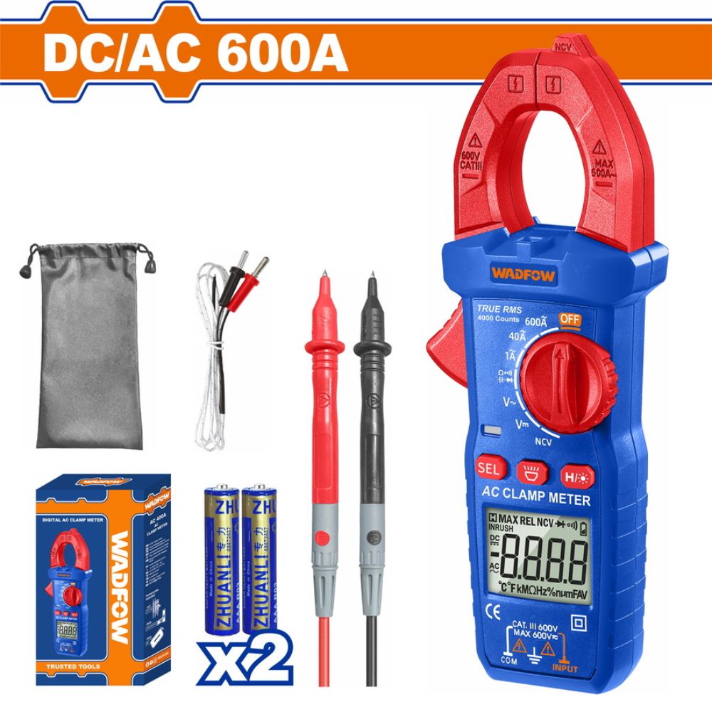 Đồng hồ kẹp dòng DC AC 600A Wadfow WDM8602 1 Dong-ho-kep-dong-DCAC-600A-Wadfow-WDM8602