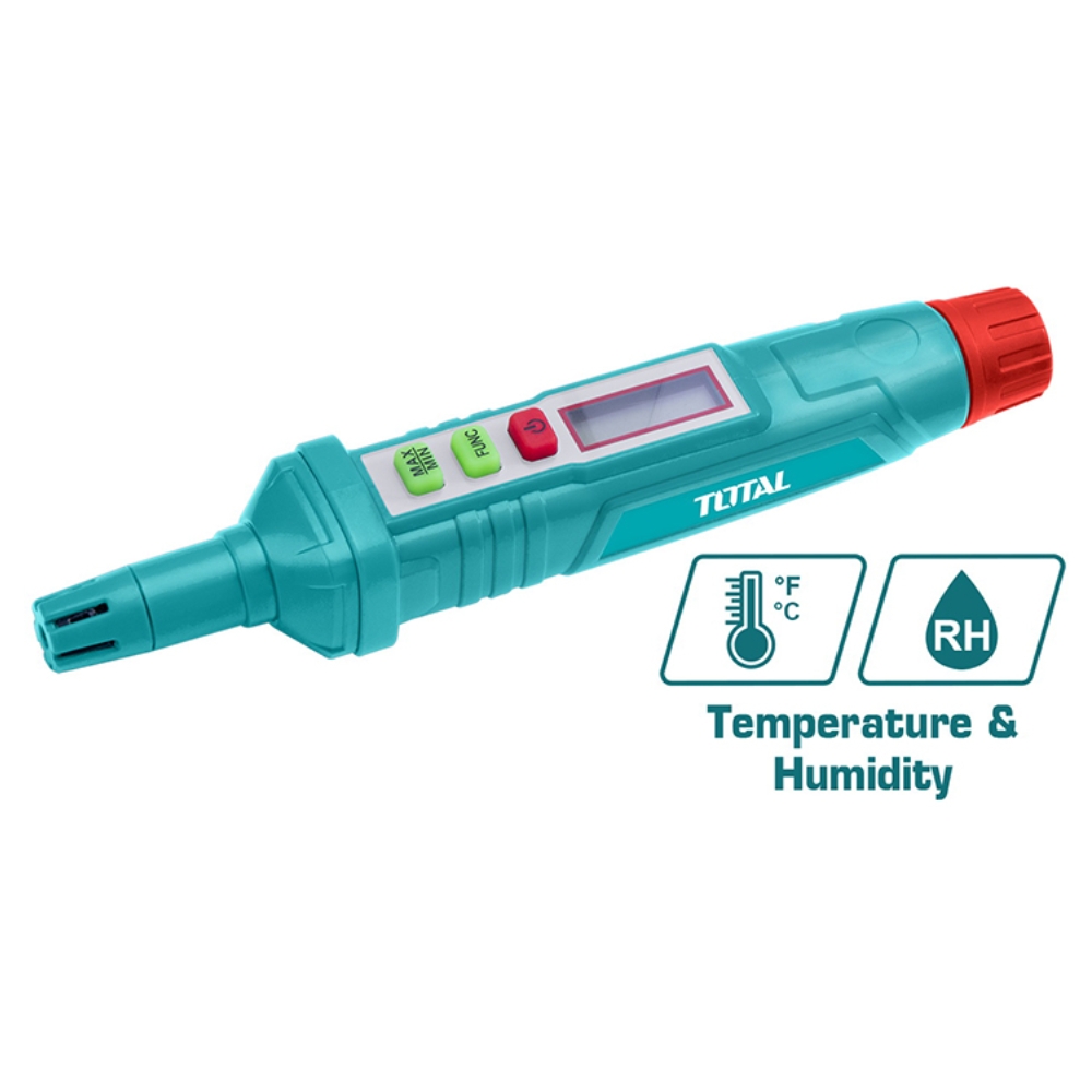 Máy đo độ ẩm và nhiệt độ kỹ thuật số Total TETHT23 1 Máy đo độ ẩm và nhiệt độ kỹ thuật số Total TETHT23