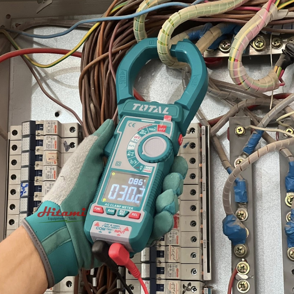 Ampe kìm đo dòng AC kỹ thuật số Total TMT7610001 4 TMT7610001-4