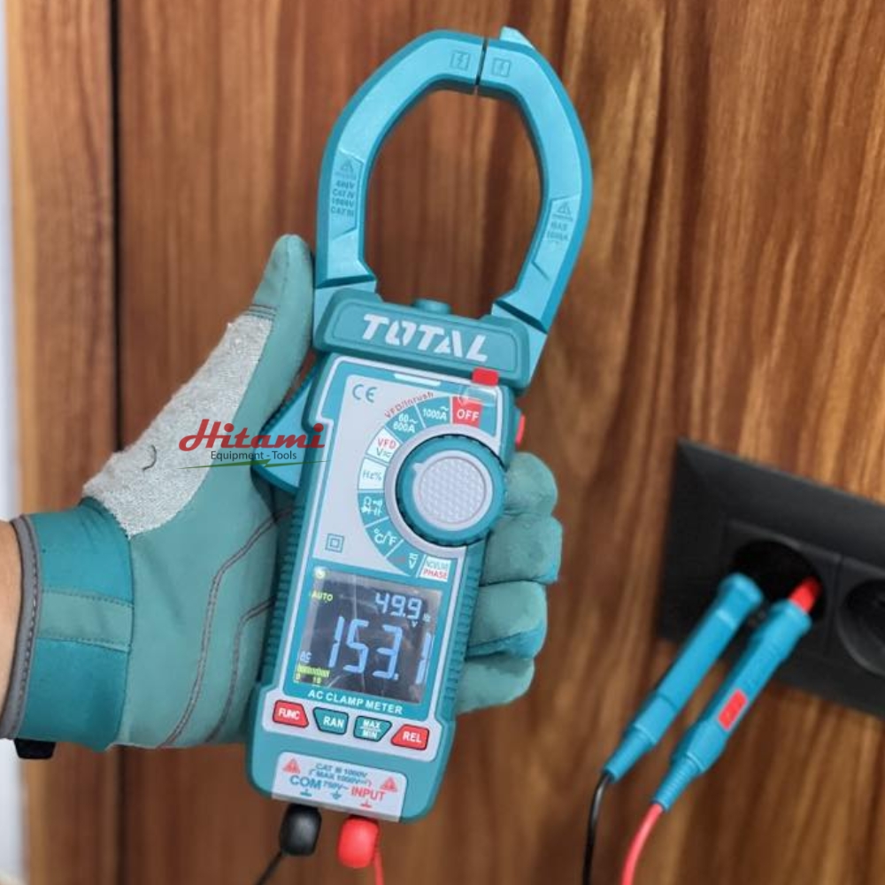 Ampe kìm đo dòng AC kỹ thuật số Total TMT7610001 5 TMT7610001-5