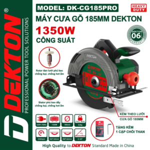 Máy cưa gỗ 185mm - 1350W Dekton DK-CG185PRO