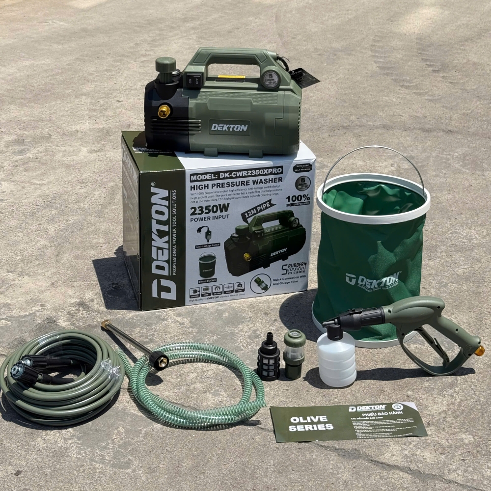 Máy rửa xe mini chỉnh áp 2350W Dekton DK-CWR2350XPRO 2 DK-CWR2350XPRO-3