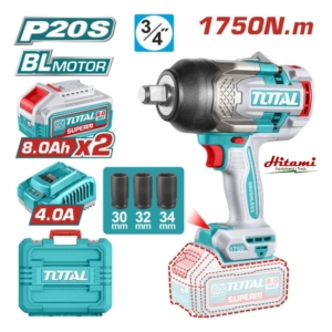 Máy siết bu lông dùng pin 20V - 1750Nm Total TIWLI20175