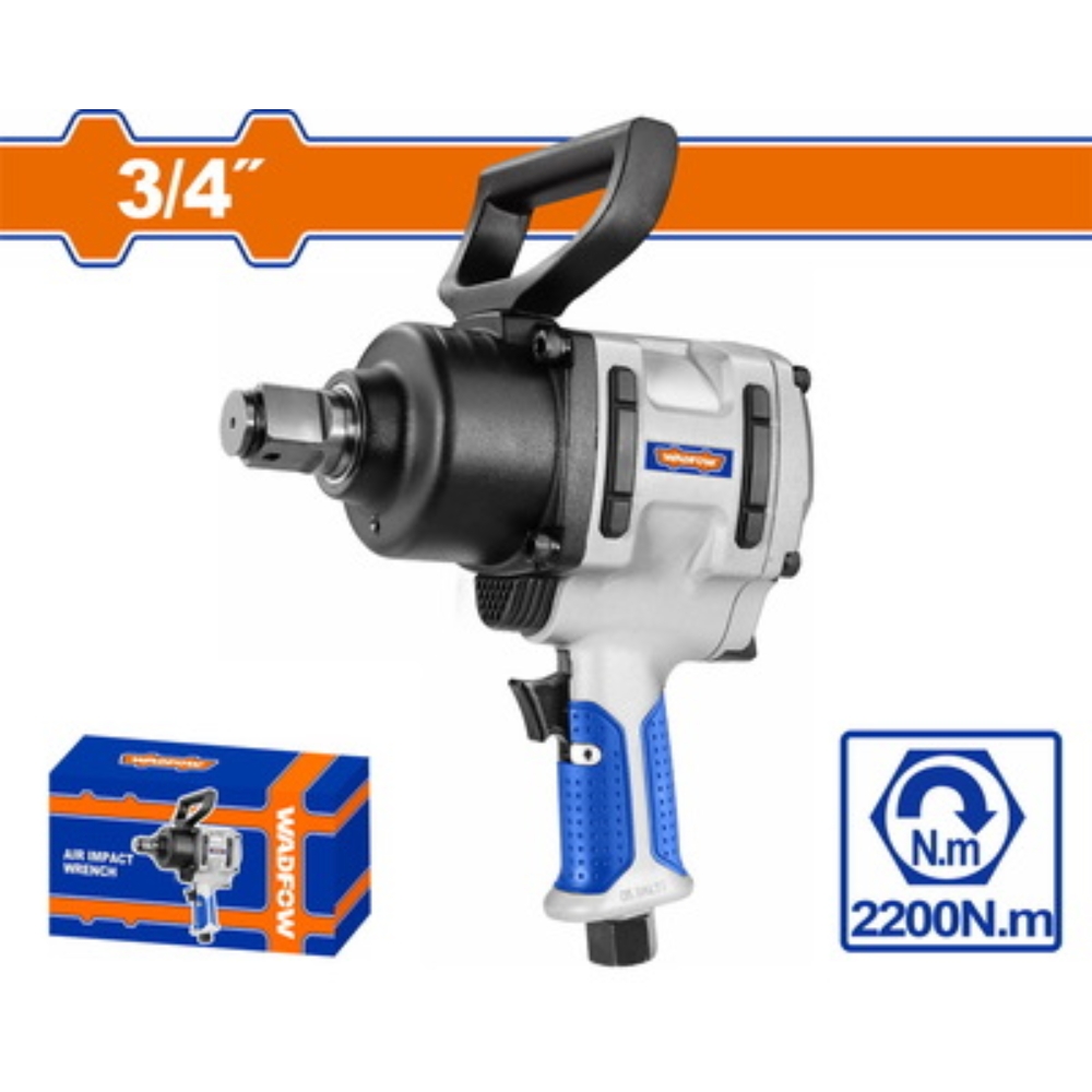 Súng vặn bu lông dùng khí 3/4" 2200Nm Wadfow WAT1534 1 Súng vặn bu lông dùng khí 3/4" 2200Nm Wadfow WAT1534