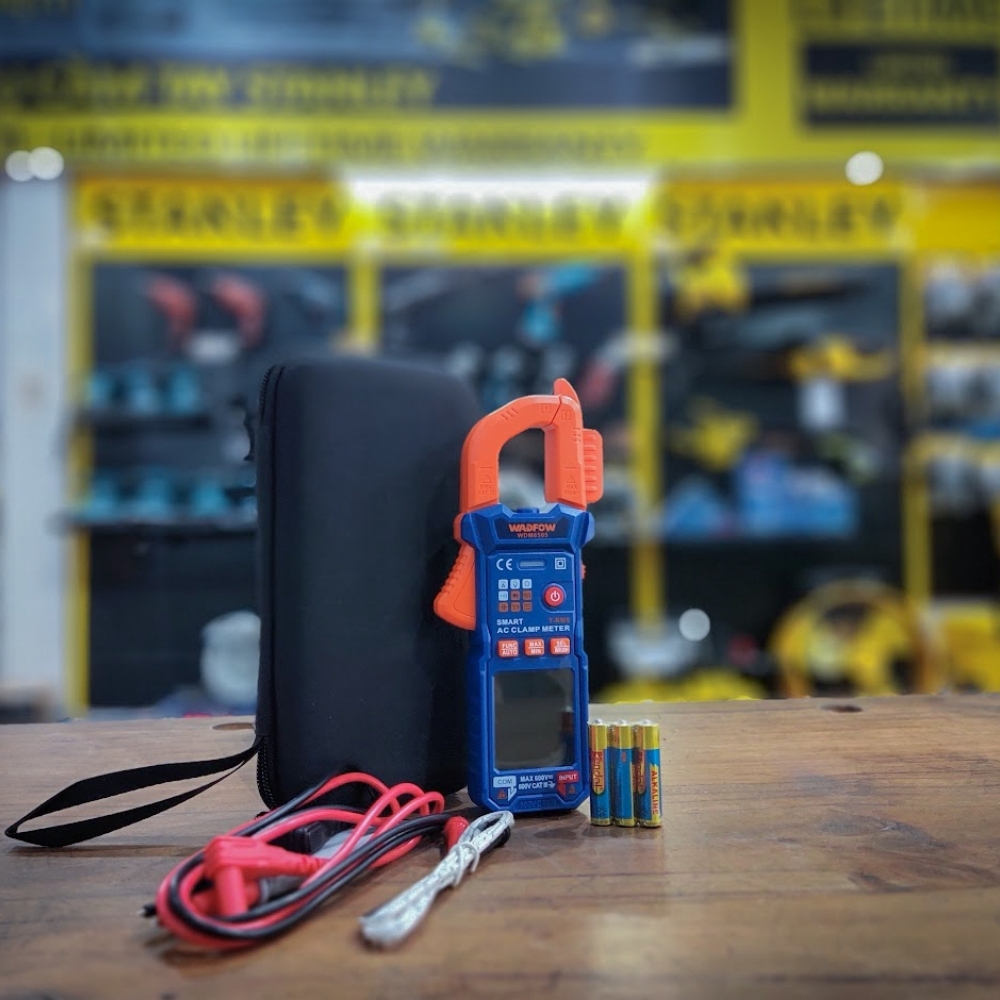 Ampe kìm đo AC kỹ thuật số 600A- 6000 số đếm Wadfow WDM6505 2 WDM6505-2