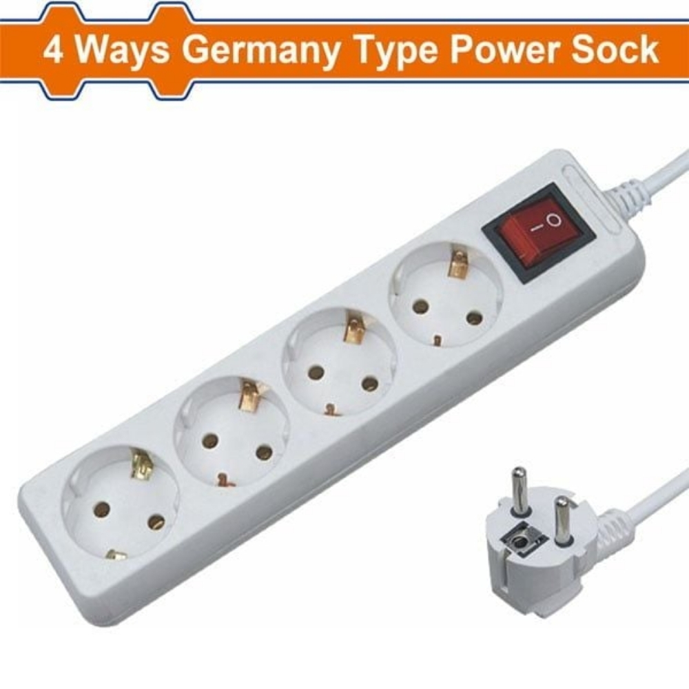 Ổ cắm 4 cổng Wadfow WEJ7304 1 Ổ cắm 4 cổng Wadfow WEJ7304