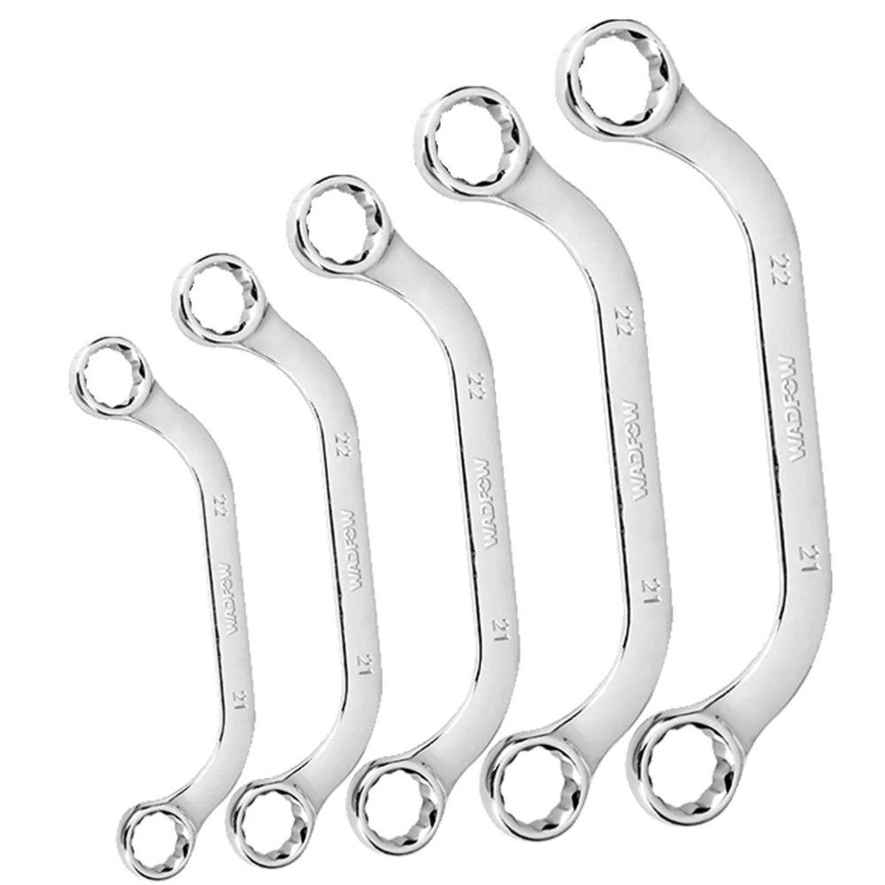 Bộ 5 cờ lê hai đầu vòng hình cung Wadfow WFR3405 2 WFR3405-2