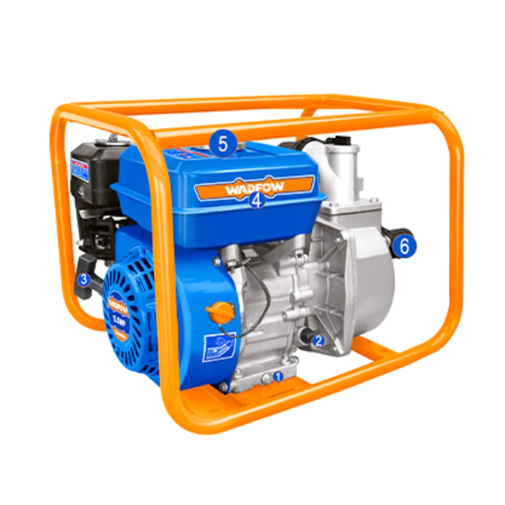 Máy bơm nước dùng xăng 7HP Wadfow WGW1A21 2 WGW1A21-2