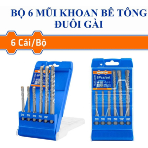 Bộ 6 Mũi khoan bê tông đuôi gài Wadfow WHD6B06