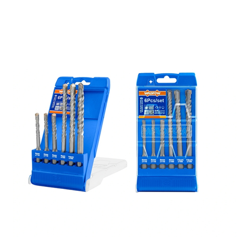 Bộ 6 mũi khoan bê tông đuôi gài Wadfow WHD6B06 2 WHD6B06-2