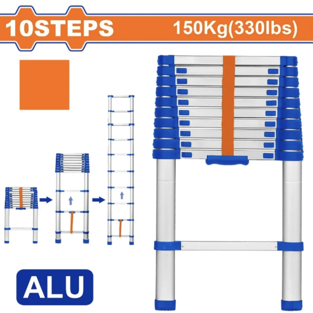 Thang rút 10 bậc Wadfow WLD5H10 1 Thang rút 10 bậc Wadfow WLD5H10