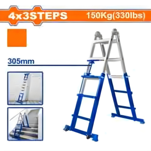 Thang xếp thép và nhôm đa năng 4x3 Wadfow WLD7H12