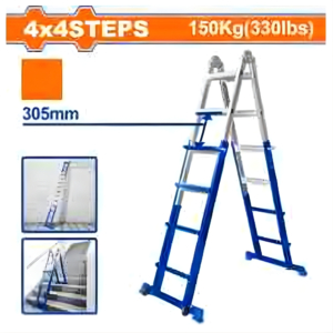 Thang xếp thép và nhôm đa năng 4x4 Wadfow WLD7H16