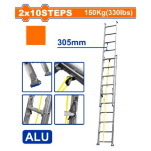 Thang xếp kéo dài 2x10 bậc Wadfow WLD8H20