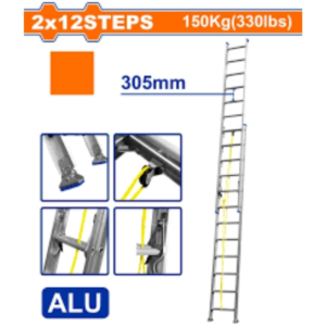 Thang xếp kéo dài 2x12 bậc Wadfow WLD8H24