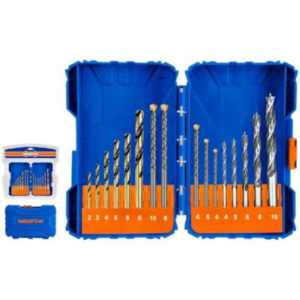 Bộ 16 mũi khoan kim loại, bê tông và gỗ Wadfow WMJ6516