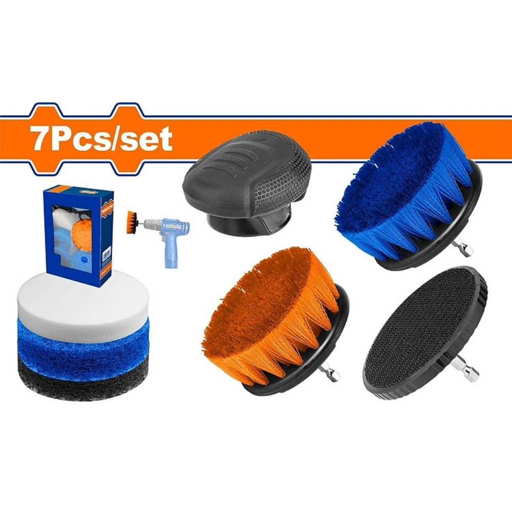 Bộ 7 bàn chải cọ rửa làm sạch Wadfow WND5402 1 Bộ 7 bàn chải cọ rửa làm sạch Wadfow WND5402